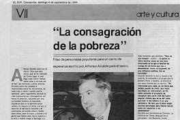 La consagración de la pobreza