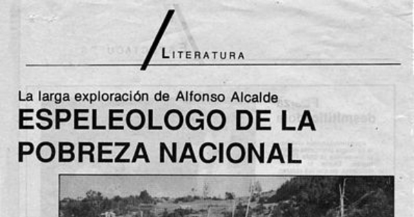 Espeleólogo de la pobreza nacional