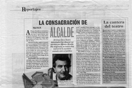 La consagración de Alcalde