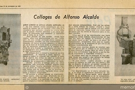 Collages de Alfonso Alcalde