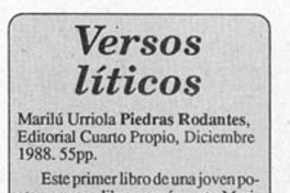 Versos líticos