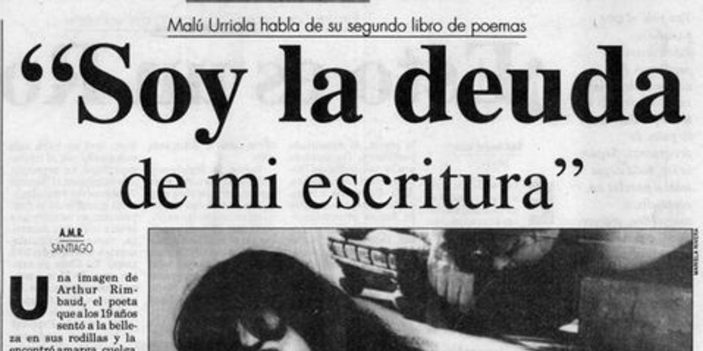 Soy la deuda de mi escritura
