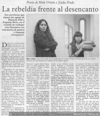 La rebeldía frente al desencanto