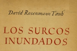 Los surcos inundados