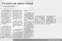 Un poeta de armas tomar