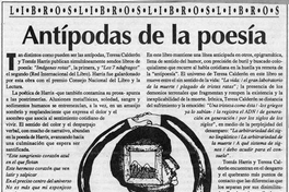 Antípodas de la poesía