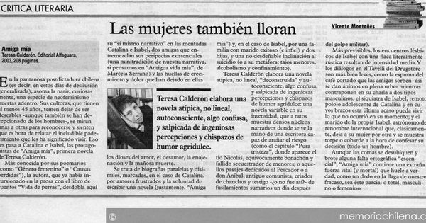 Las mujeres también lloran