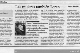 Las mujeres también lloran