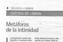 Metáforas de la intimidad