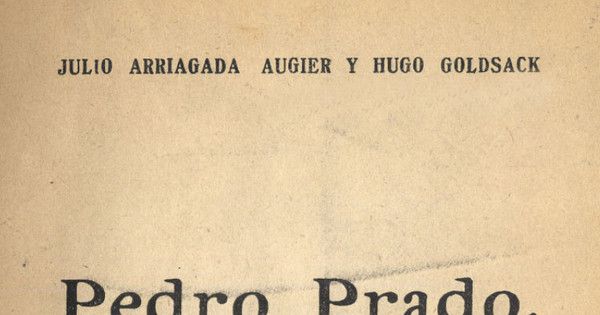 Pedro Prado : un clásico de América