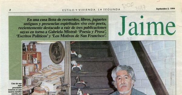 Jaime Quezada, poeta y coleccionista