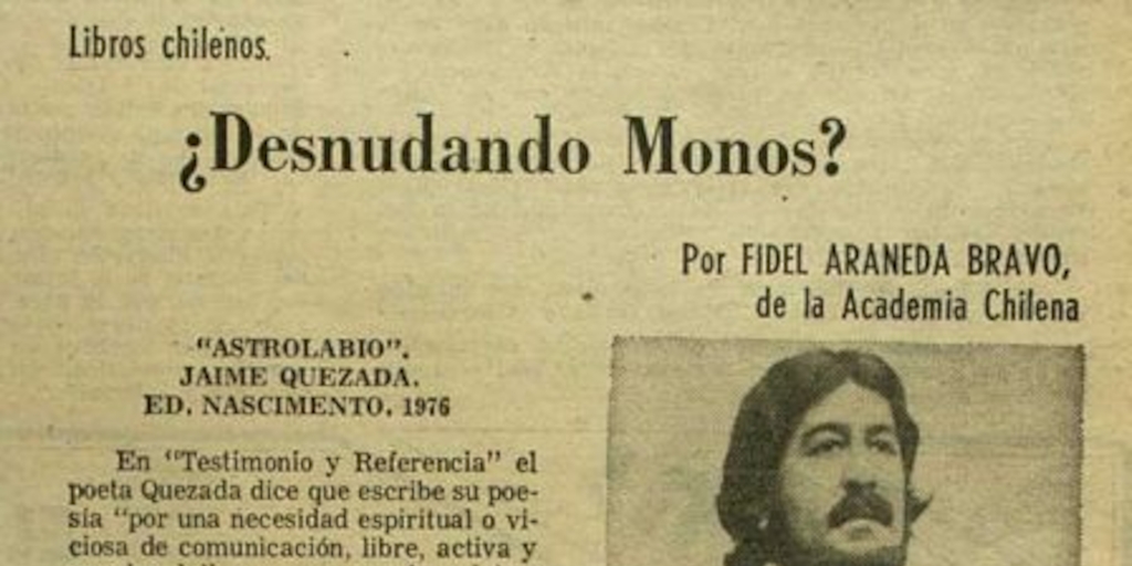 ¿Desnudando monos?