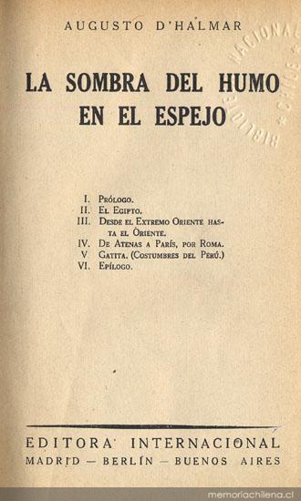 La sombra del humo en el espejo