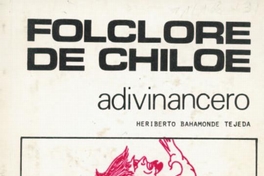 Folclore de Chiloé : adivinancero