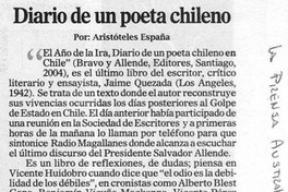 Diario de un poeta chileno