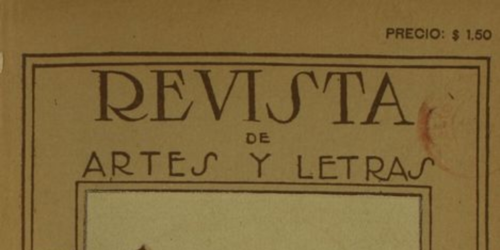 Revista de artes y letras: año 2, n° 3, 1 de mayo de 1918