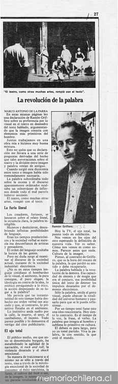 La revolución de la palabra