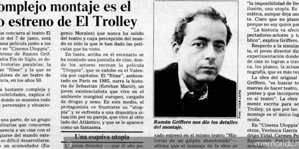 Un complejo montaje es el nuevo estreno de El Trolley