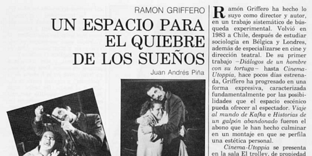 Un espacio para el quiebre de los sueños