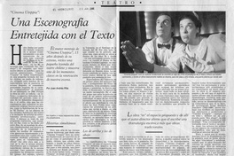 Una escenografía entretejida con el texto