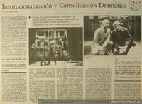 Institucionalización y consolidación dramática