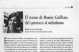 El teatro de Ramón Griffero, del grotesco al melodrama
