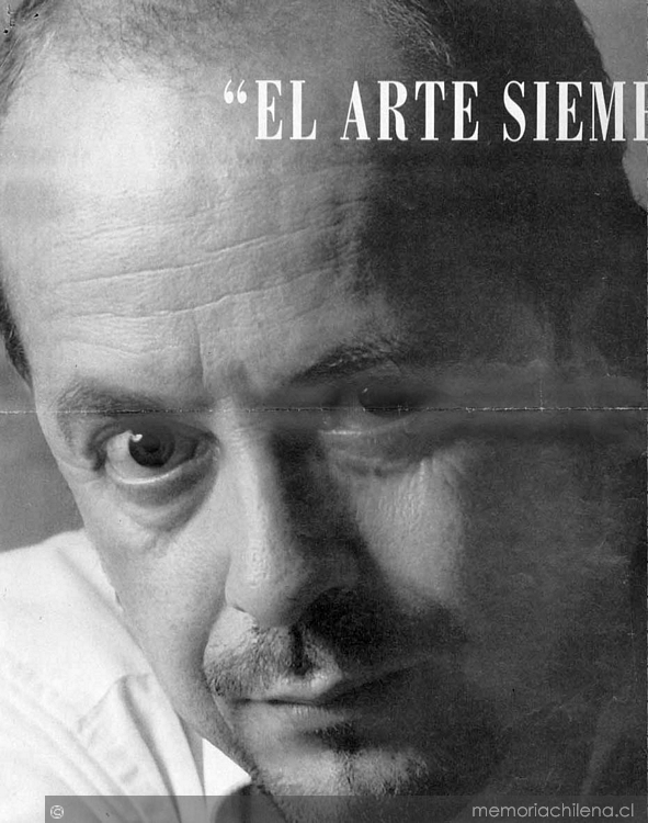 "El arte siempre será subversivo"