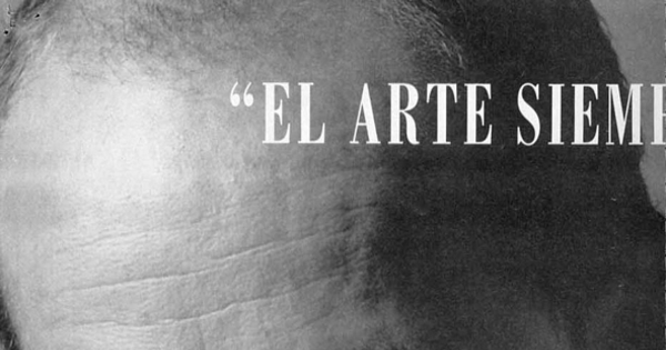 "El arte siempre será subversivo"