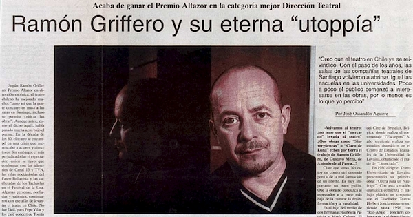 Ramón Griffero y su eterna "utoppía"