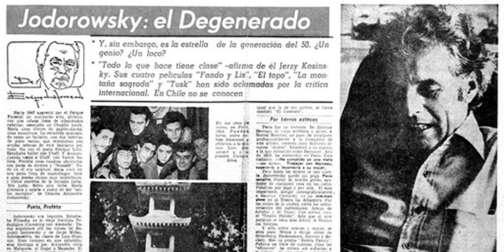 Jodorowsky: el degenerado