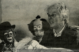 Alejandro Jodorowsky en rodaje, ca. 1991