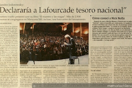 "Declararía a Lafourcade tesoro nacional"