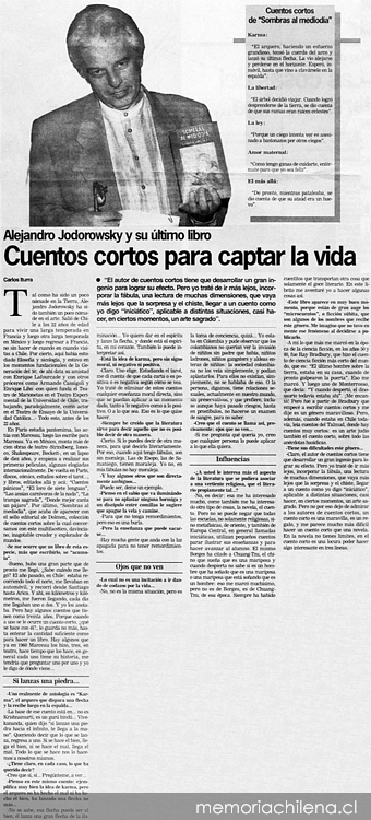 Cuentos cortos para captar la vida