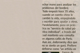 Jodorowsky, artista y bufón