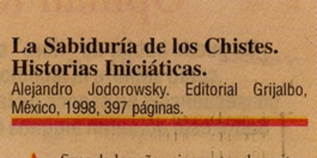La sabiduría de los chistes