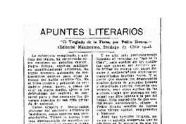 Apuntes literarios: El tinglado de la farsa