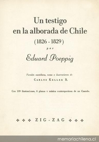 Un testigo en la alborada de Chile : (1826-1829)