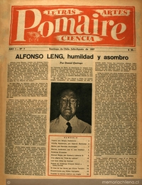 Alfonso Leng, humildad y asombro