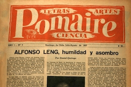 Alfonso Leng, humildad y asombro