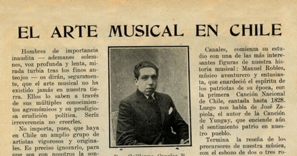 El arte musical en Chile