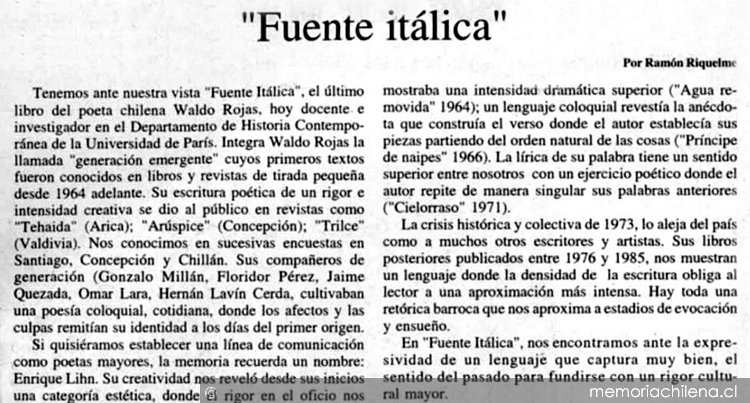 "Fuente itálica"