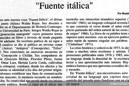 "Fuente itálica"