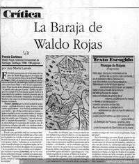 La baraja de Waldo Rojas