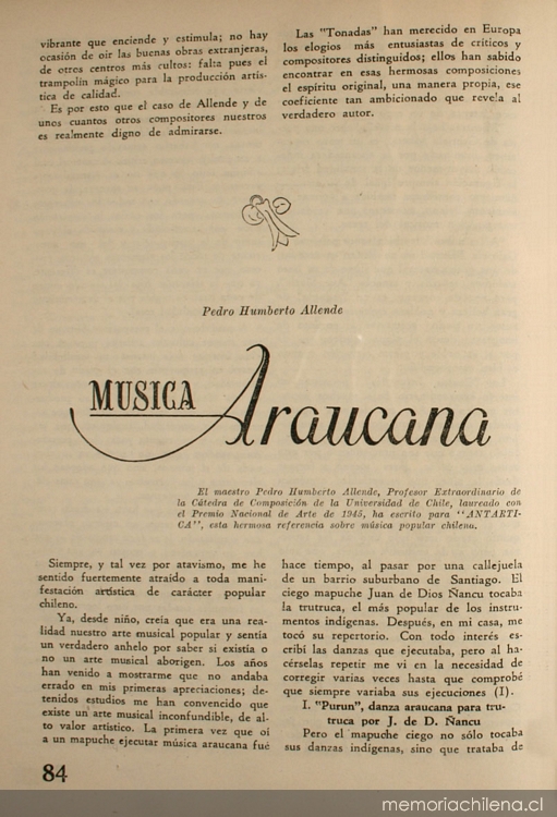 Música araucana