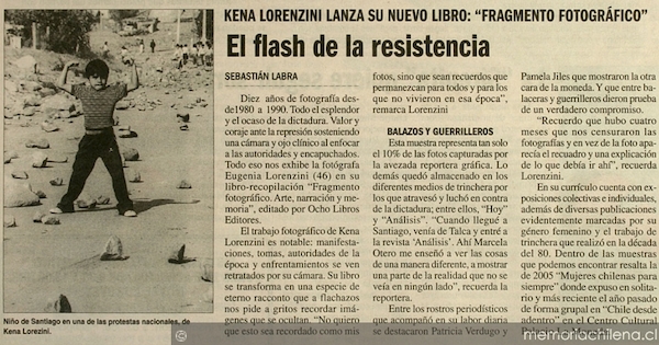 El flash de la resistencia