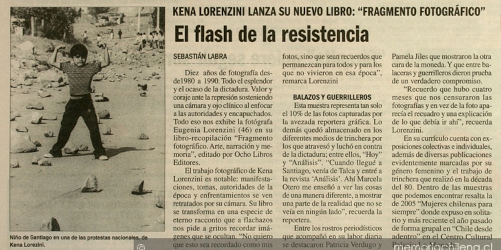 El flash de la resistencia