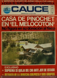 Revista Cauce: nº 12-20, 15 de mayo a 28 de septiembre de 1984
