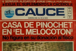 Revista Cauce: nº 12-20, 15 de mayo a 28 de septiembre de 1984