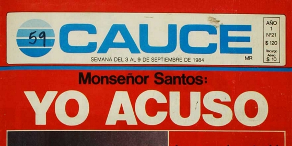 Revista Cauce: nº 21-30, 3 de septiembre a 6 de noviembre de 1984