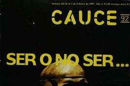 Revista Cauce: nº 92-101, 26 de febrero a 31 marzo de 1987